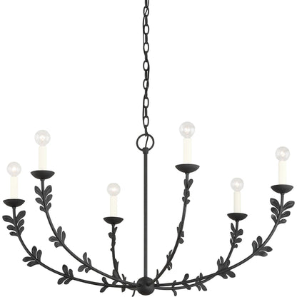 Florian Chandelier by Troy. Made from aluminum, stainless steel in a cottage & farmhouse style.