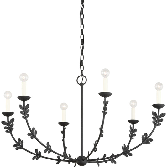 Florian Chandelier by Troy. Made from aluminum, stainless steel in a cottage & farmhouse style.