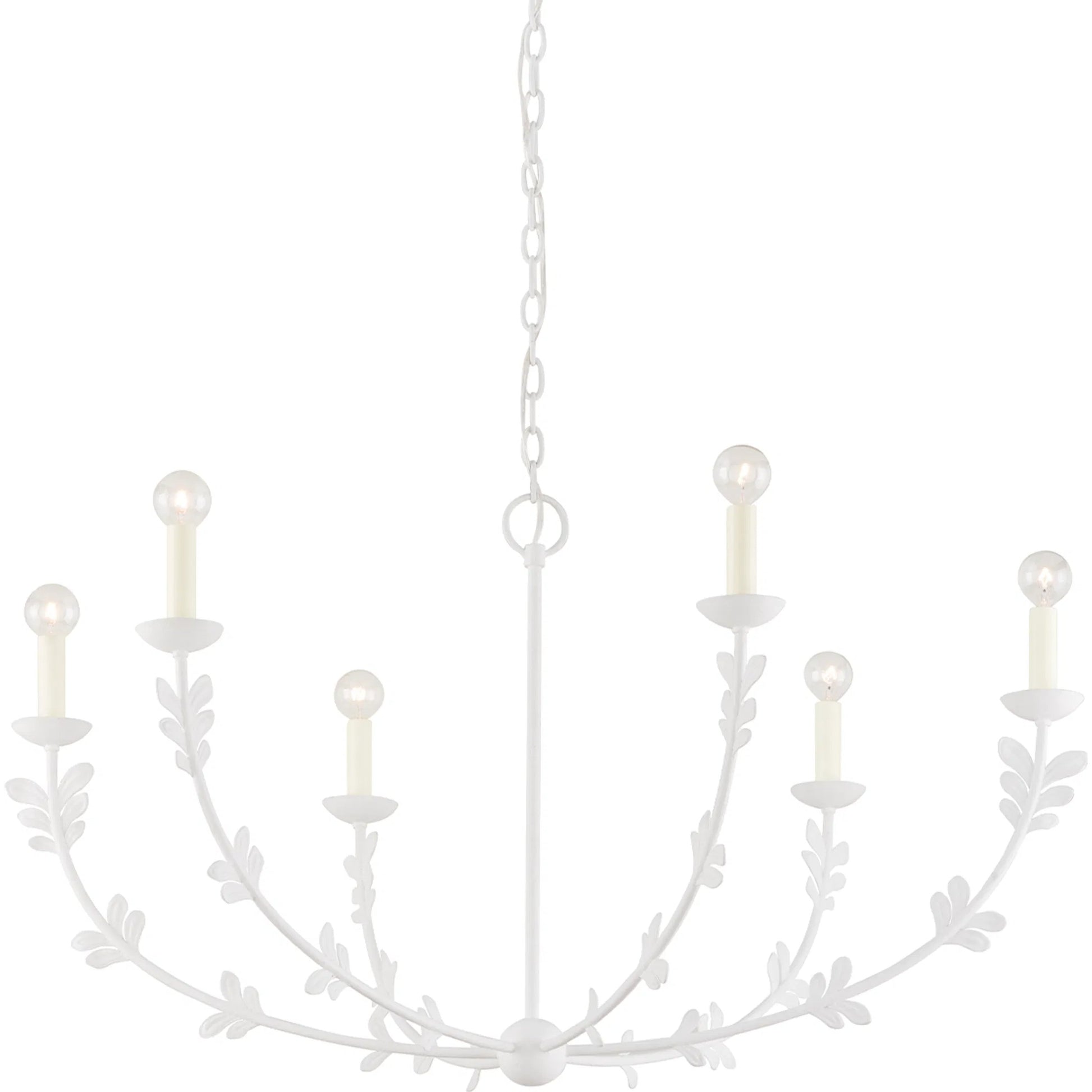Florian Chandelier by Troy. Made from aluminum, stainless steel in a cottage & farmhouse style.