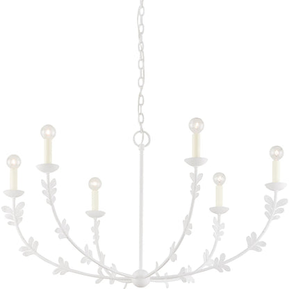 Florian Chandelier by Troy. Made from aluminum, stainless steel in a cottage & farmhouse style.