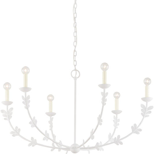 Florian Chandelier by Troy. Made from aluminum, stainless steel in a cottage & farmhouse style.