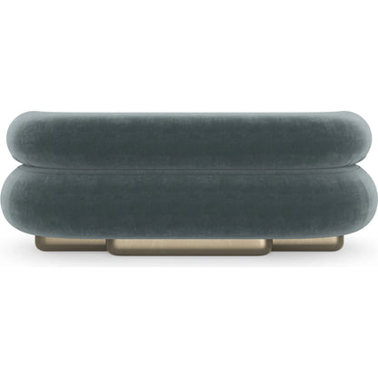 Lagoon Sofa by Caracole in peacock and oracle. Made from unique in a eclectic & global style.