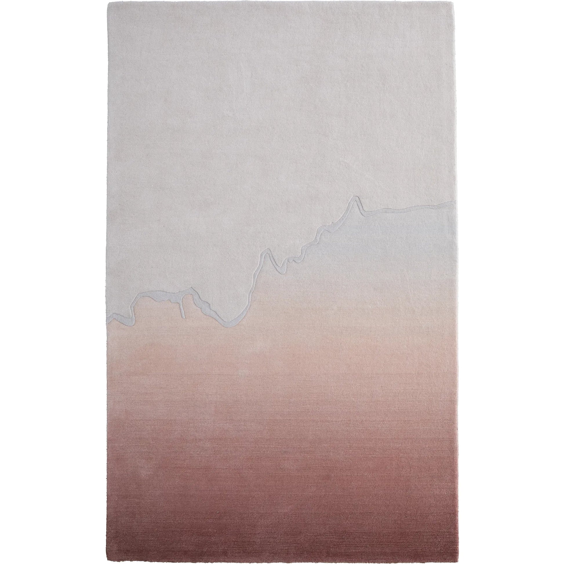 Katya Gradient & Rug - KTY8989F by Feizy in pink, ivory. Made from wool in a unique style.