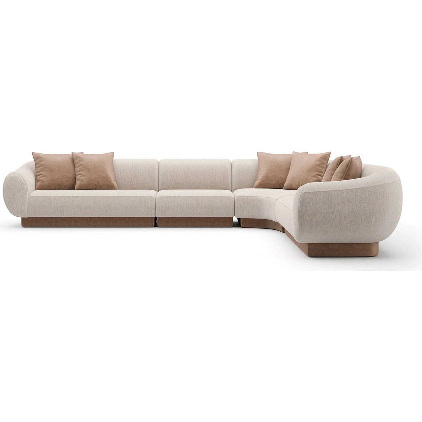 003 SI-2462333 | Additional Silo | Seta L Sectional by Caracole in oatmeal. Made from unique in a transitional style.