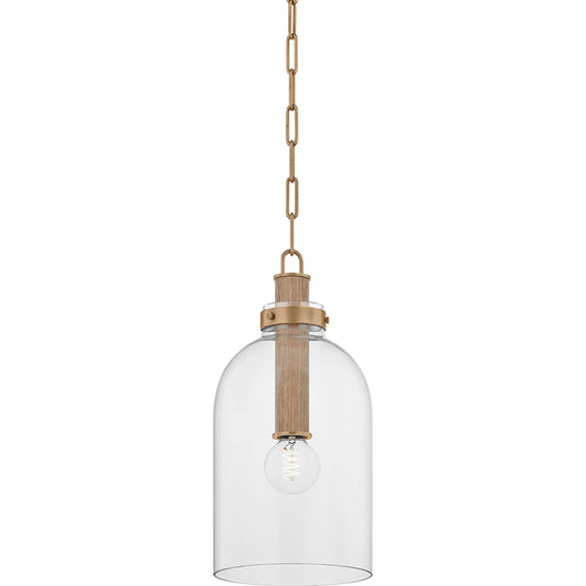 Kori Pendant by Troy in patina brass. Made from steel in a unique style.