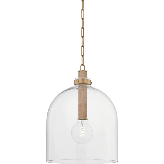 Kori Pendant by Troy in patina brass. Made from steel in a unique style.