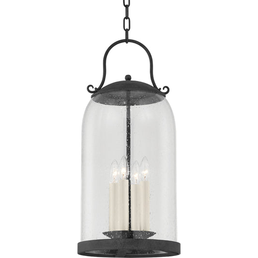 Napa County Exterior Pendant by Troy in french iron. Made from iron, steel in a cottage & farmhouse style.