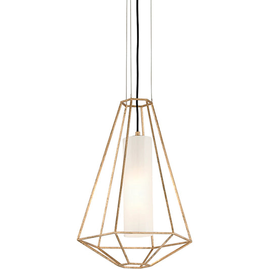 Silhouette 1 Light 16 inch Pendant by Troy. Made from hand worked iron in a unique style.