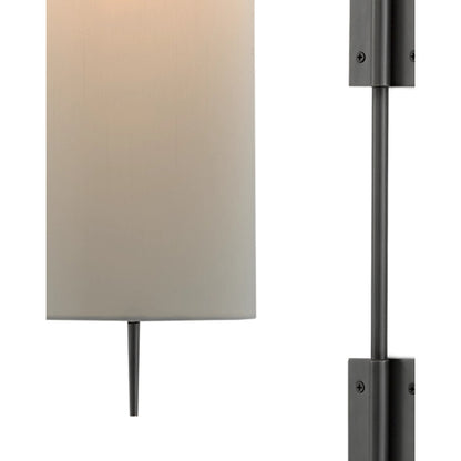 Tamsin Wall Sconce by Currey and Company in oil rubbed bronze. Made from metal in a modern style.