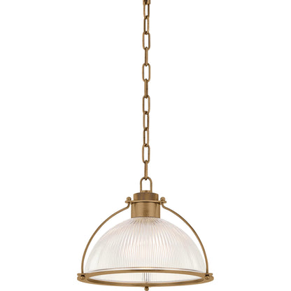 Glint Pendant by Troy in patina brass. Made from unique in a cottage & farmhouse style.