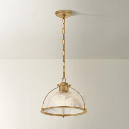 Glint Pendant by Troy in patina brass. Made from unique in a cottage & farmhouse style.