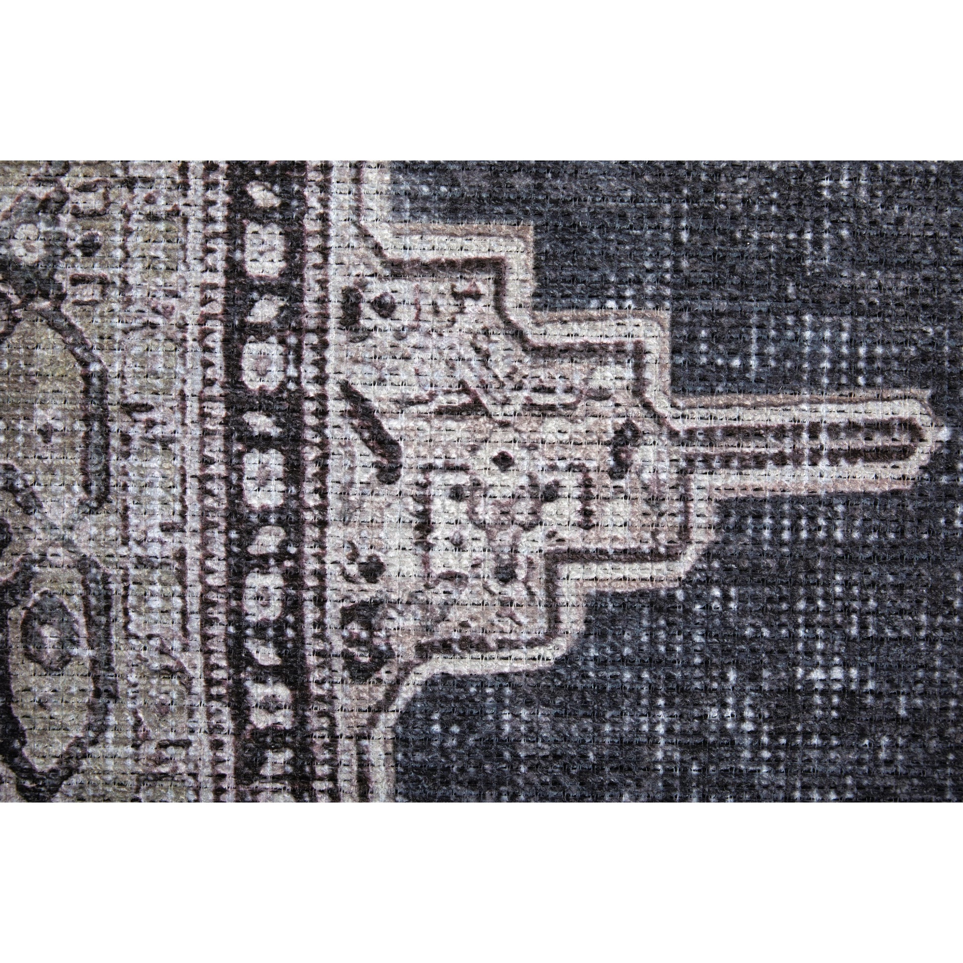 Percy Transitional Rug - PRC39PBF by Feizy in gray, ivory, taupe. Made from polyester, cotton, viscose in a unique style.