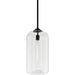 District Pendant by Troy. Made from hand worked iron in a modern style.