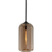 District Pendant by Troy. Made from hand worked iron in a modern style.