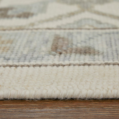Karina Transitional & Botanical Rug - 90969G5F by Feizy in ivory, gray, brown. Made from wool in a unique style.
