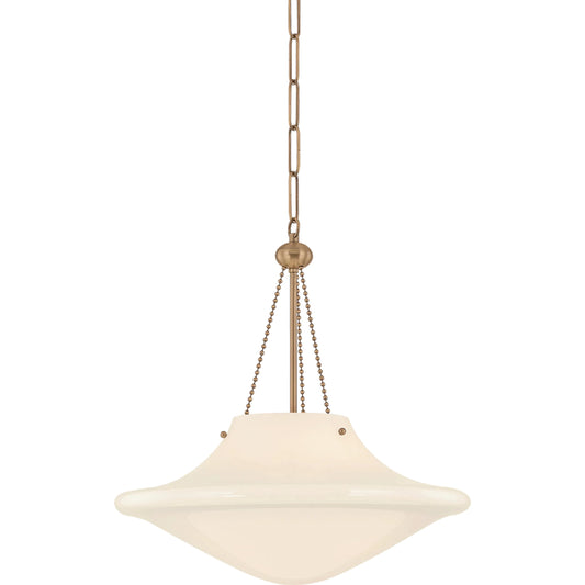 Era Pendant by Troy in patina brass. Made from unique in a transitional style.