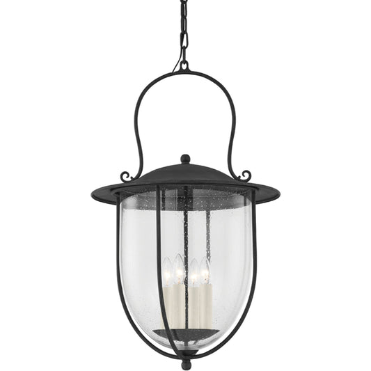 Monterey County Exterior Pendant by Troy in french iron. Made from iron, steel in a cottage & farmhouse style.