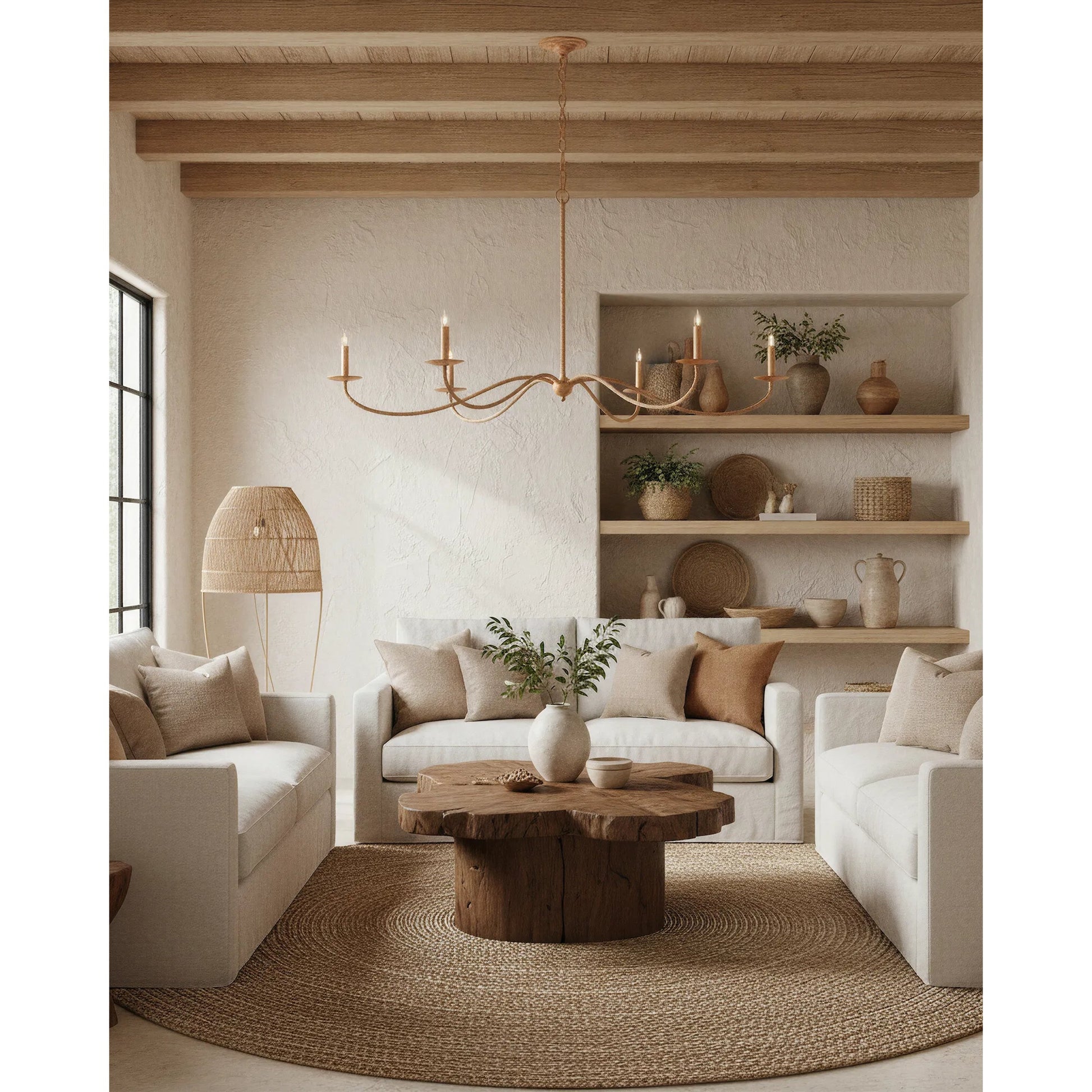 Saxon Chandelier by Currey and Company. Made from unique in a modern style.