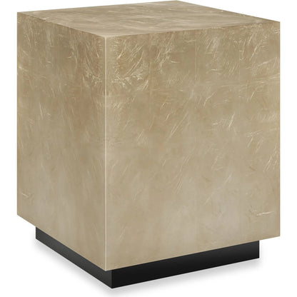 Cocktail Couture Square End Table by Caracole. Made from asian hardwood in a modern style.