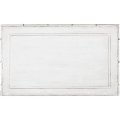 Charleston Three-Drawer Nightstand by Hooker Furniture in white heron. Made from wood, resin in a transitional style.