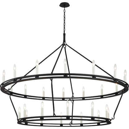 Sutton 28-Light Chandelier by Troy. Made from unique in a traditional style.