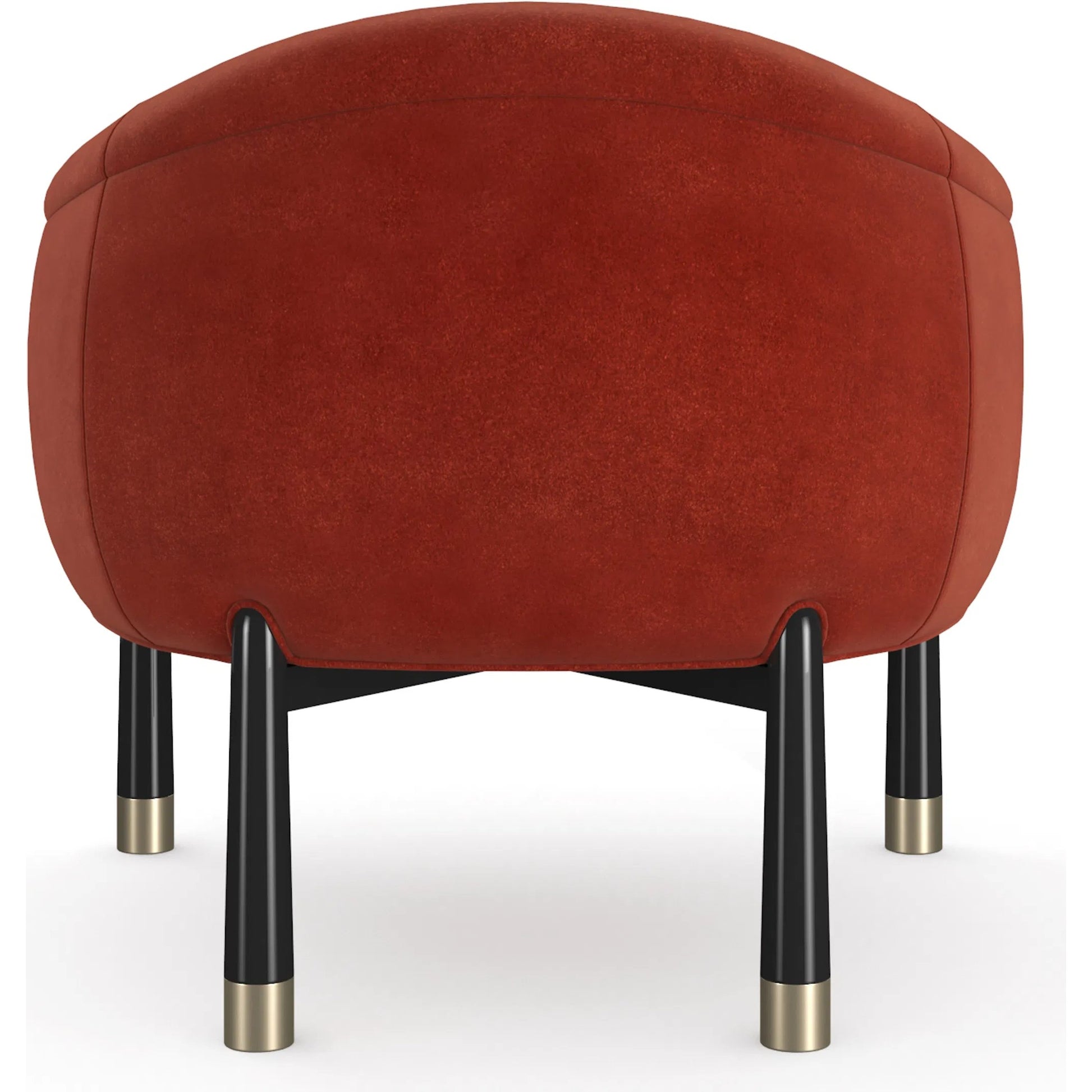Baton Accent Chair by Caracole in chocolate truffle, whisper of gold. Made from unique in a eclectic & global style.