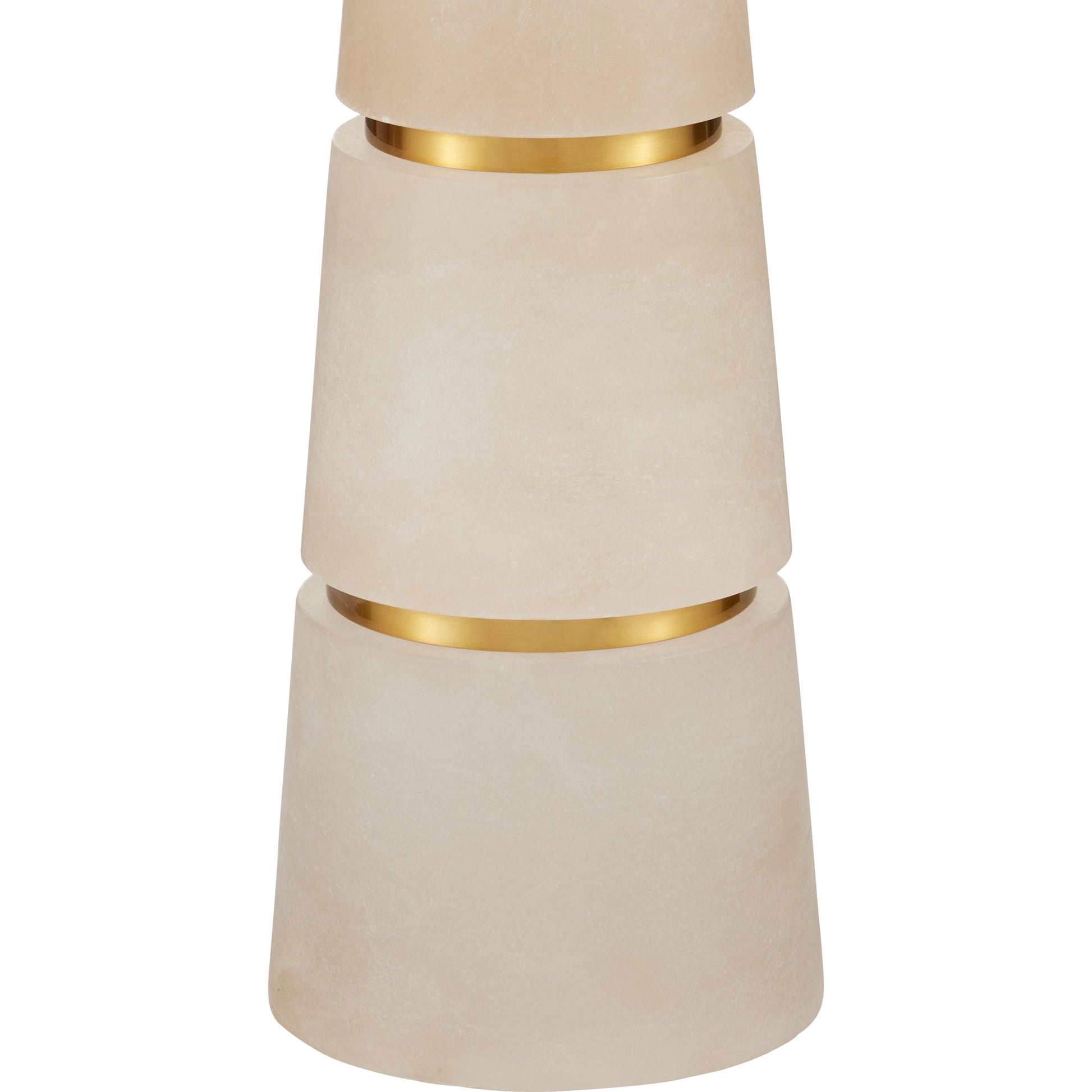 Eleanora Table Lamp by Currey and Company in natural, natural brass. Made from alabaster, metal in a modern style.