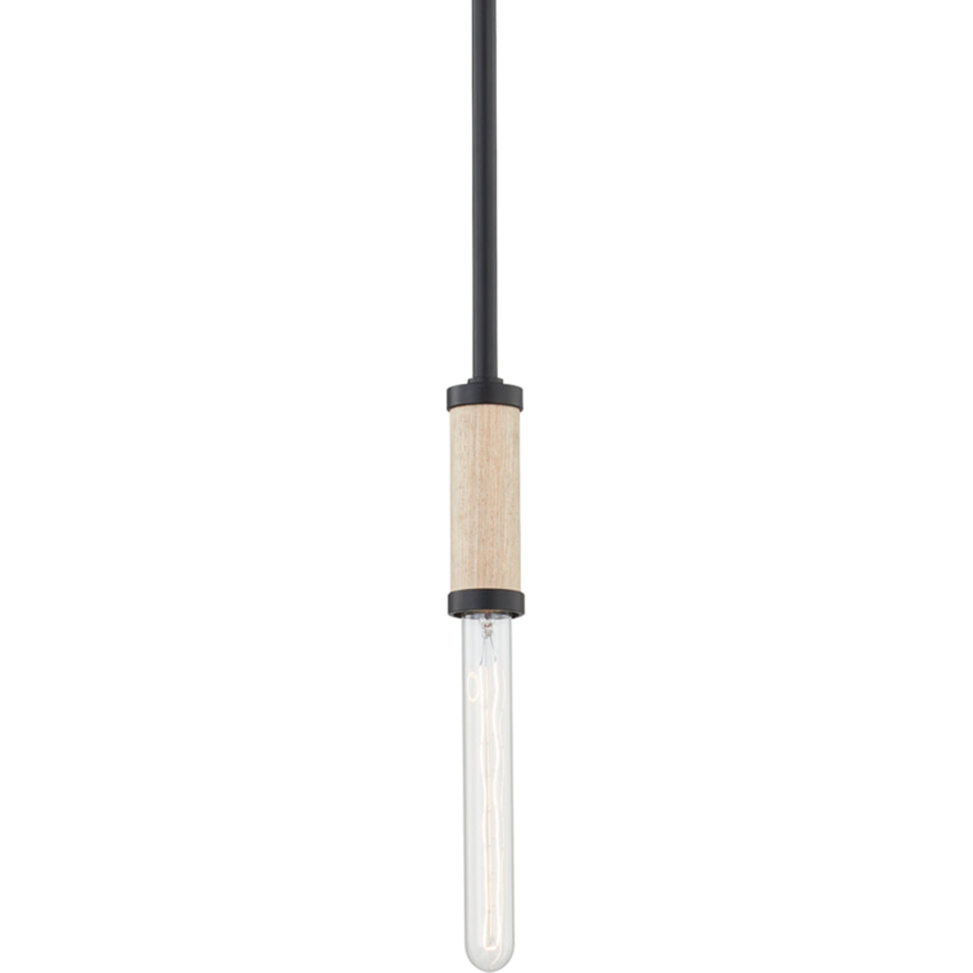 Cruiz Pendant by Troy in soft black. Made from iron, steel in a modern style.