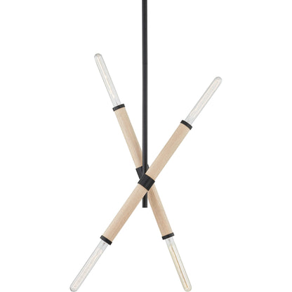 Cruiz Island Light by Troy in soft black. Made from iron, steel in a modern style.