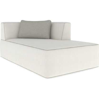 Marbella Chaise by Caracole in lucent bronze metallic paint. Made from unique in a transitional style.