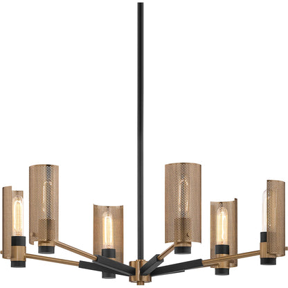Pilsen Chandelier by Troy. Made from unique in a modern style.