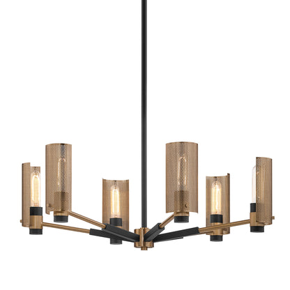 Pilsen Chandelier by Troy. Made from unique in a modern style.
