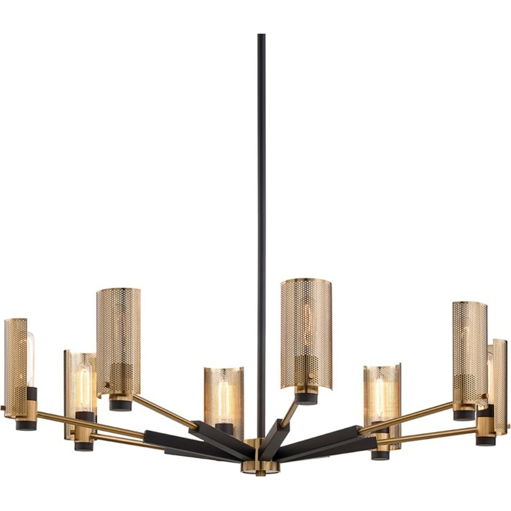 Pilsen Chandelier by Troy. Made from unique in a modern style.