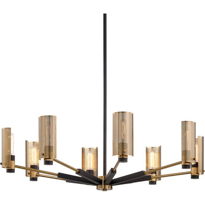 Pilsen Chandelier by Troy. Made from unique in a modern style.