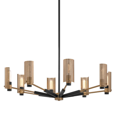 Pilsen Chandelier by Troy. Made from unique in a modern style.