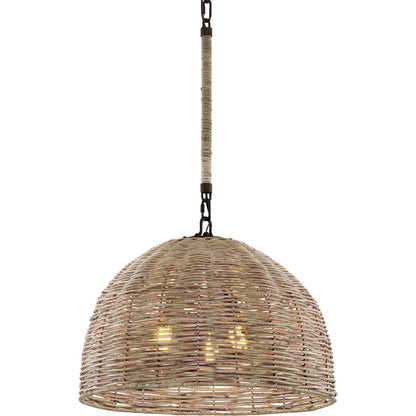 Huxley Chandelier by Troy. Made from hand worked iron in a rustic style.