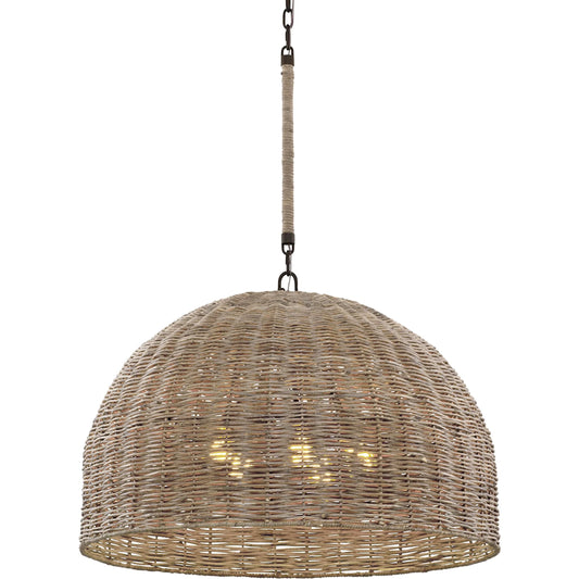 Huxley Chandelier by Troy. Made from hand worked iron in a unique style.