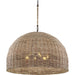 Huxley Chandelier by Troy. Made from hand worked iron in a rustic style.