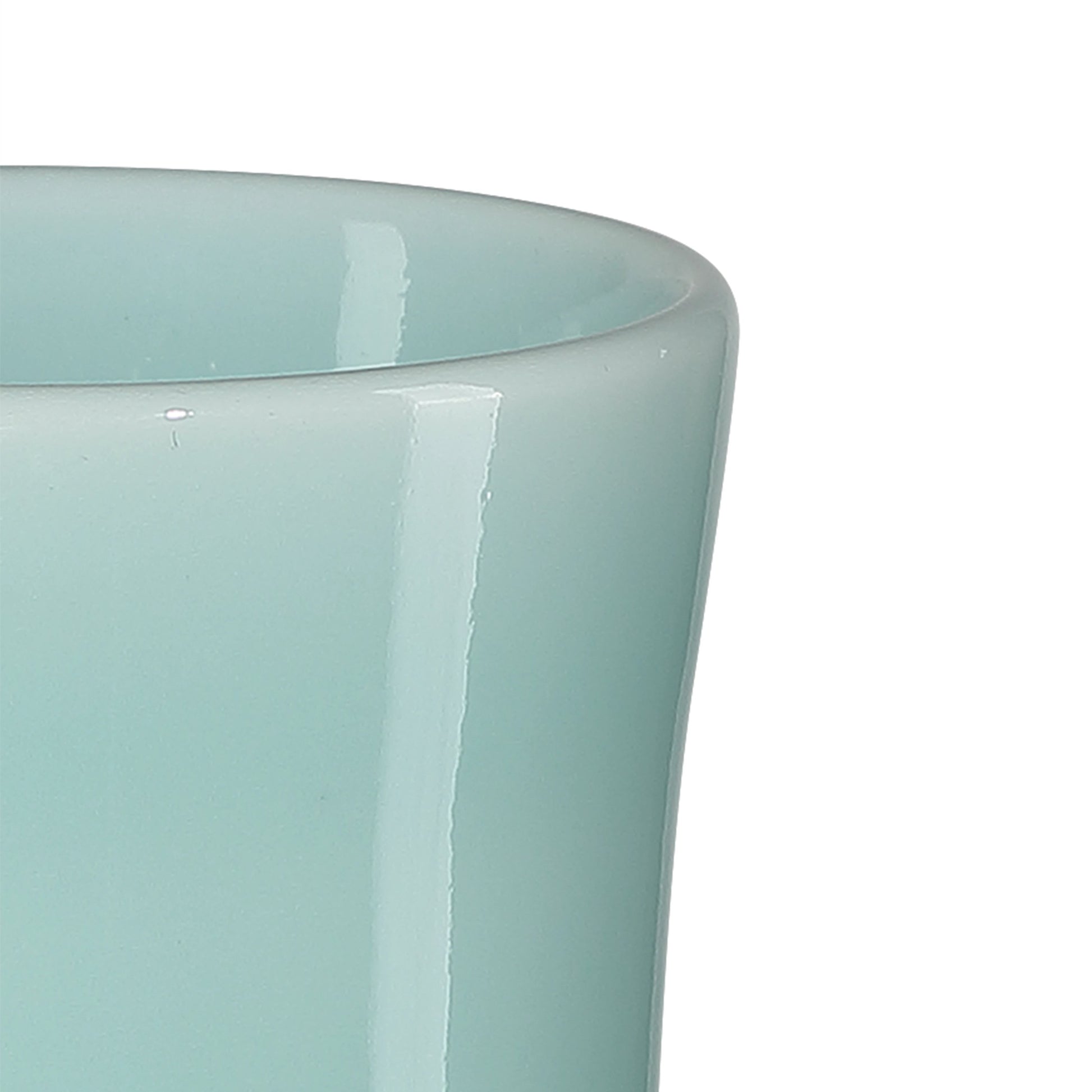 Celadon Green Straight Neck Vase by Currey and Company in celadon green. Made from porcelain in a modern style.