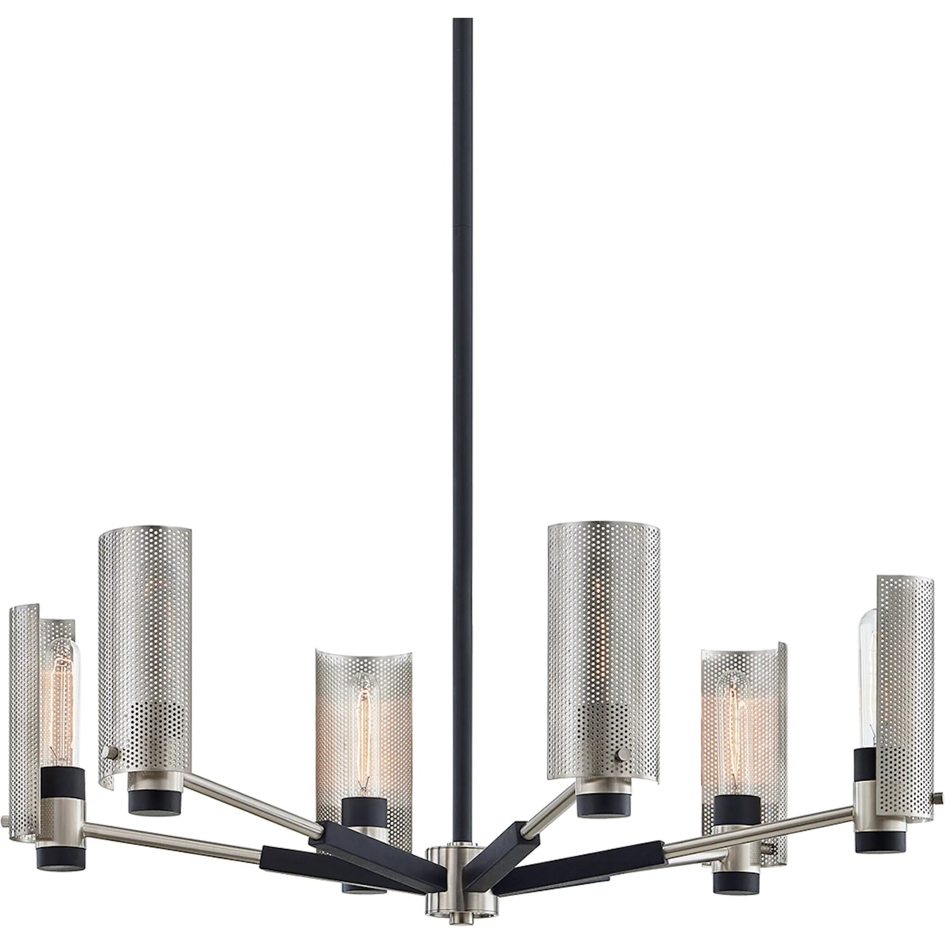 Pilsen Chandelier by Troy. Made from unique in a modern style.