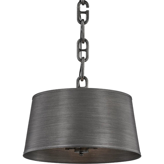 Admirals Row Pendant by Troy. Made from hand worked iron in a modern style.