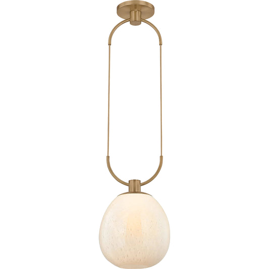 Jove Pendant by Troy in patina brass. Made from steel in a unique style.