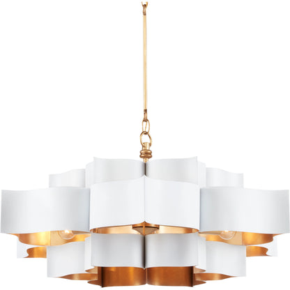 Grand Lotus Chandelier by Currey and Company. Made from unique in a modern style.