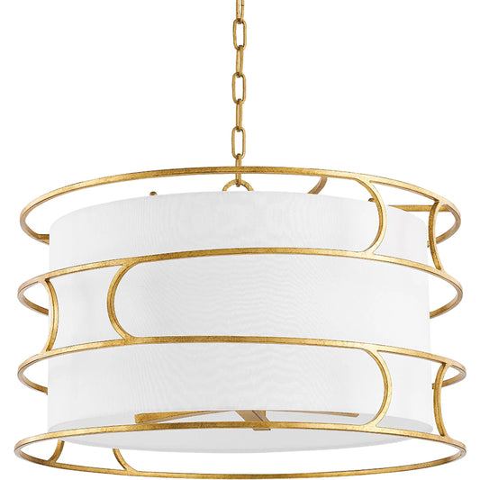 Reedley Chandelier by Troy. Made from steel in a modern style.