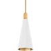 Huntley Long Outdoor Pendant by Troy. Made from steel in a modern style.