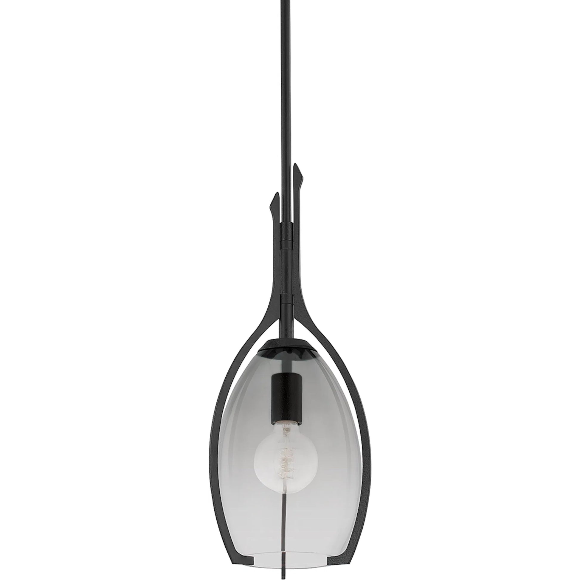 Pacifica Pendant by Troy in steel. Made from unique in a transitional style.
