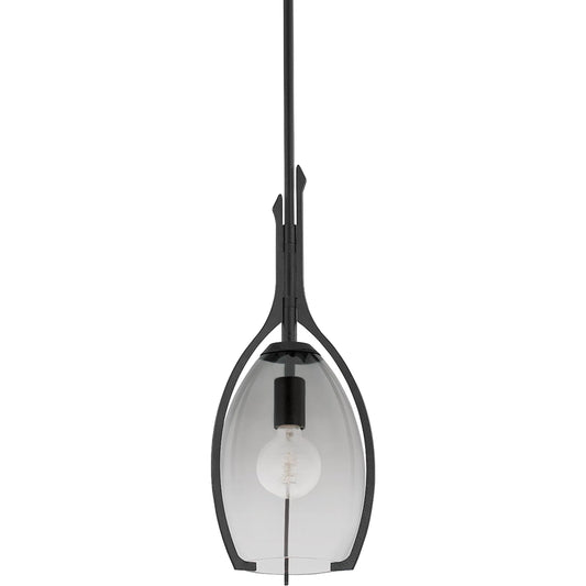 Pacifica Pendant by Troy in steel. Made from unique in a transitional style.