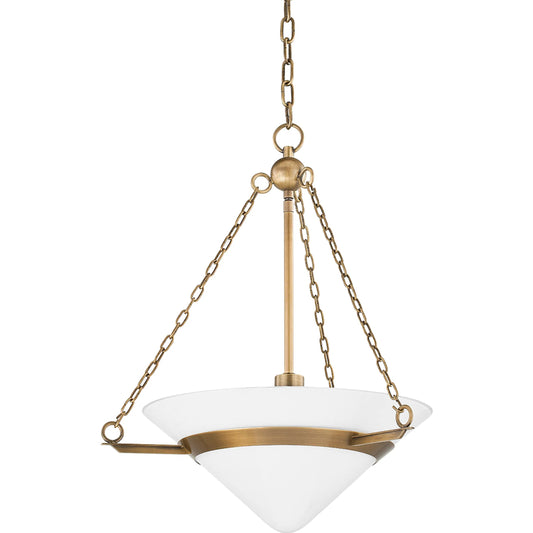Amador Pendant by Troy in steel. Made from unique in a modern style.