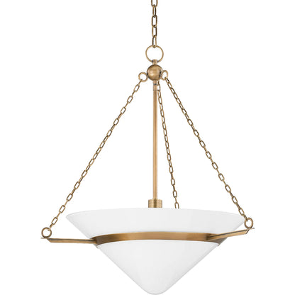Amador Pendant by Troy in steel. Made from unique in a modern style.