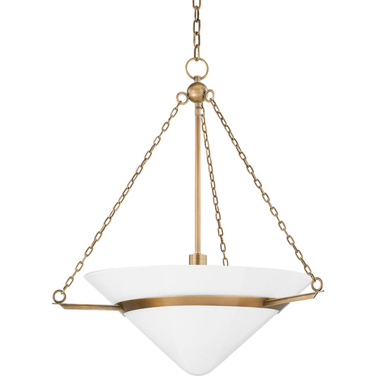 Amador Pendant by Troy in steel. Made from unique in a modern style.
